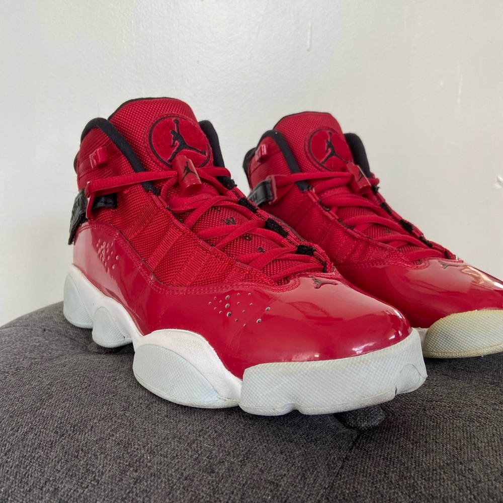 Jordan 6 rings • size Y7 • red